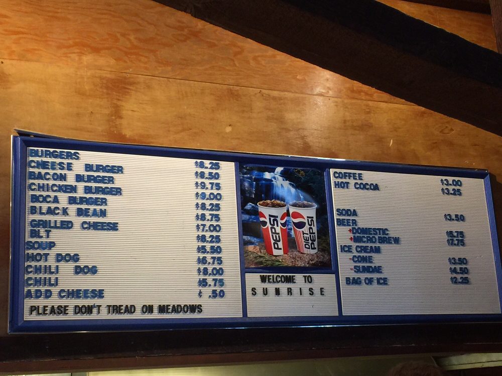 Sunrise Day Lodge Fast Food Mount Rainier National Park, Ashford