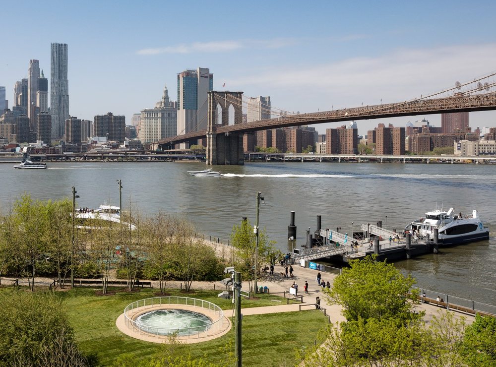 Fulton Ferry Landing Pier Public Transportation Downtown Brooklyn
