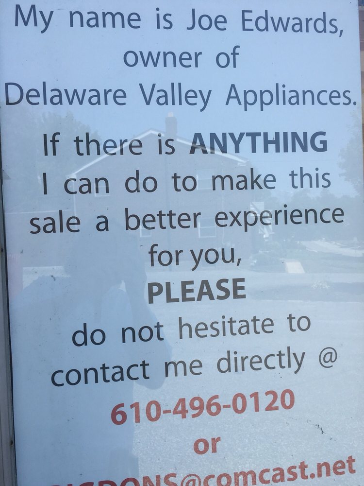 Delaware Valley Appliances Appliances & Repair 540 Baltimore Pike