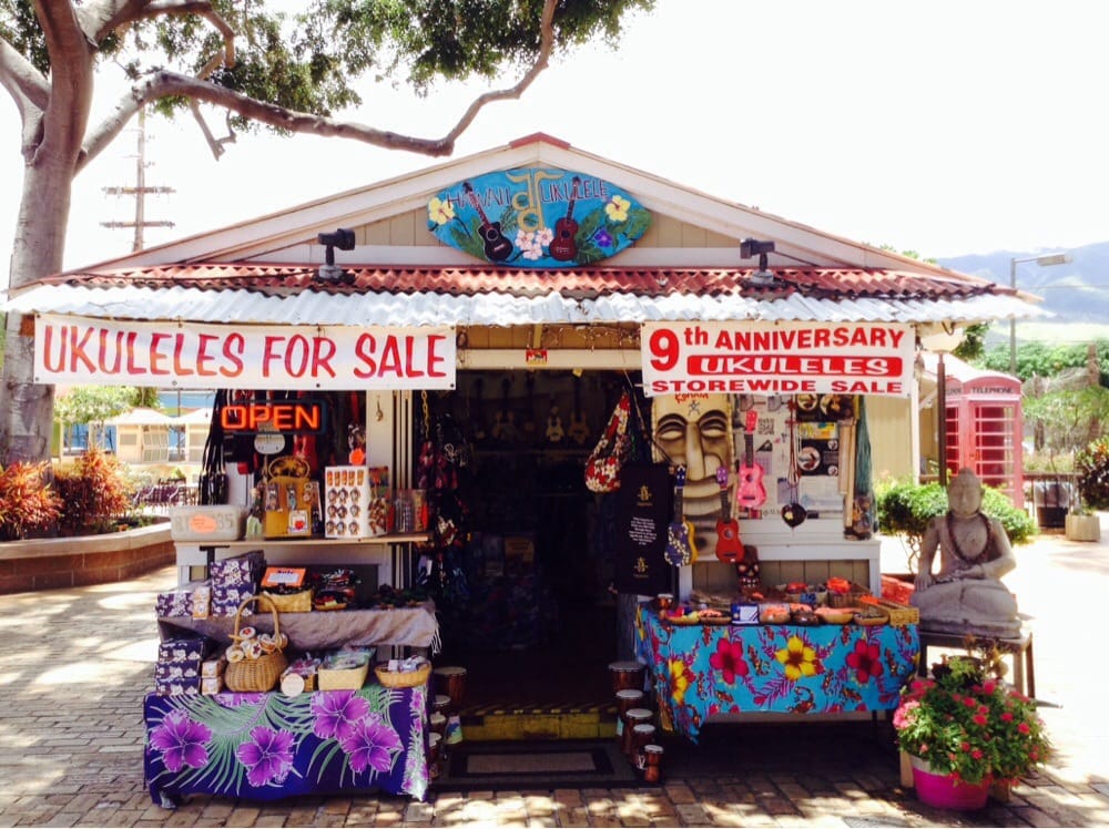 The best ukulele shop in Lahaina Maui Hawaii, located in 790 Front