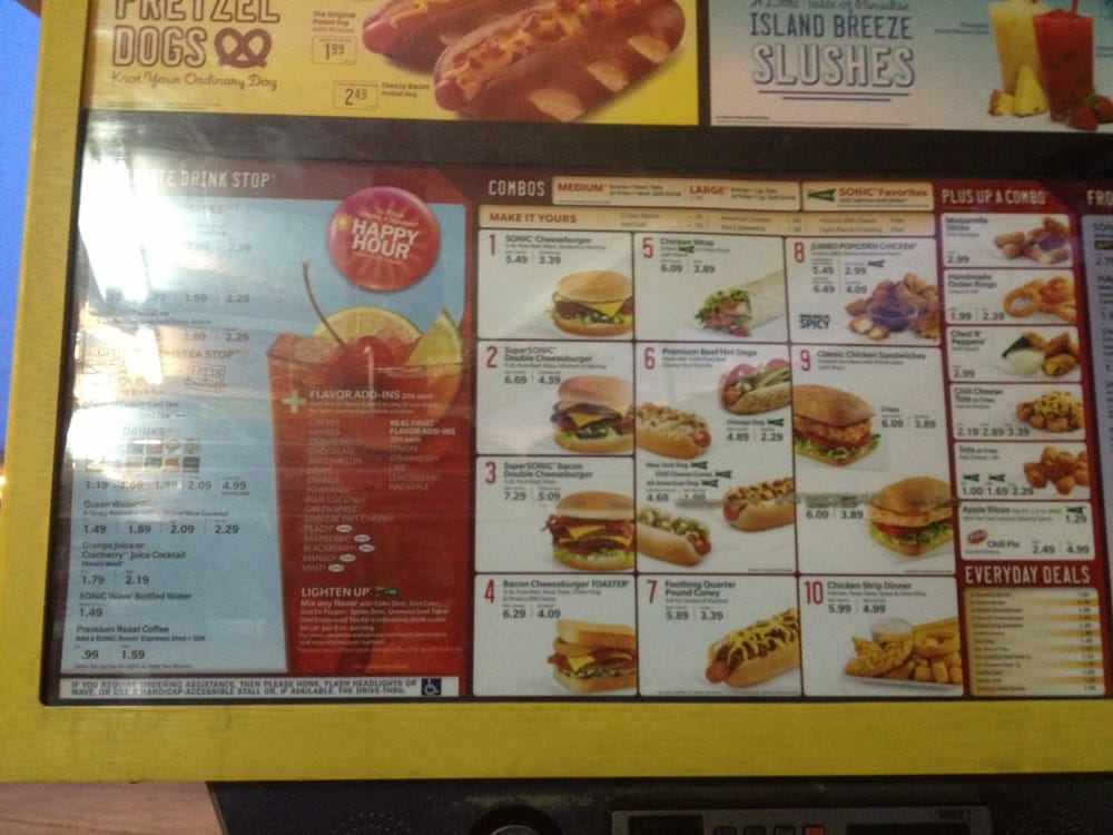 Sonic 16 Reviews Fast Food 4801 Ross Ave, East Dallas, Dallas, TX
