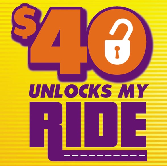 $40 Unlocks My Ride