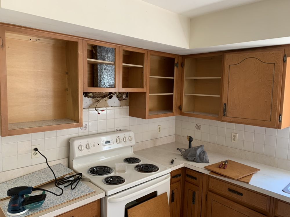 Painting Kitchen Cabinets Yelp