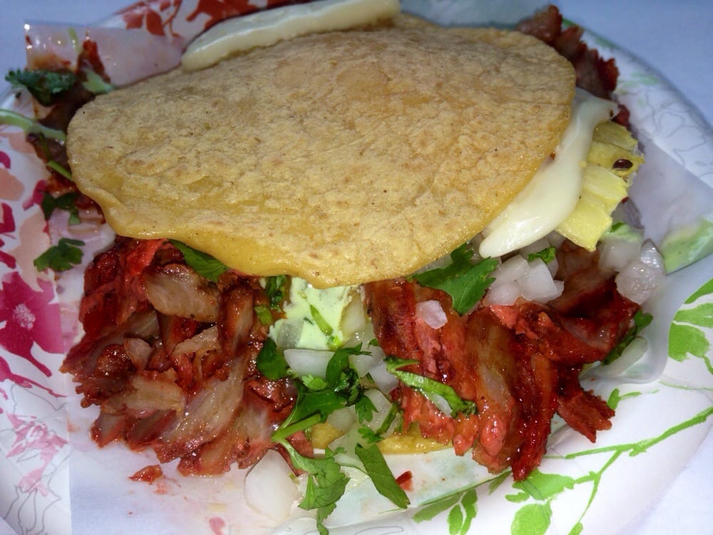 "Adobada Mulas" Tacos El Gordo 7/31/14 Yelp