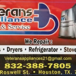 Veterans Liances Repair 13333 Memorial Photo Of Veterans Liances Houston Tx United States