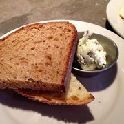Café Zola - Ann Arbor, MI, United States. Bread accompaniment to omelette; served with herb butter