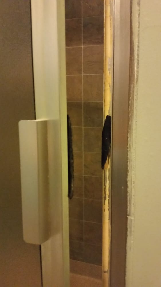 Velcro To Keep The Shower Door Closed In Men S Locker Room Yelp Photo Of Spa Sydell Atlanta Ga United States Velcro To Keep The