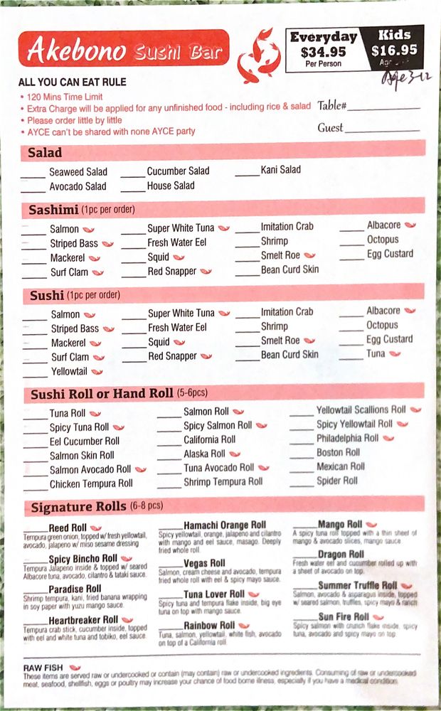 Akebono Sushi & Hibachi