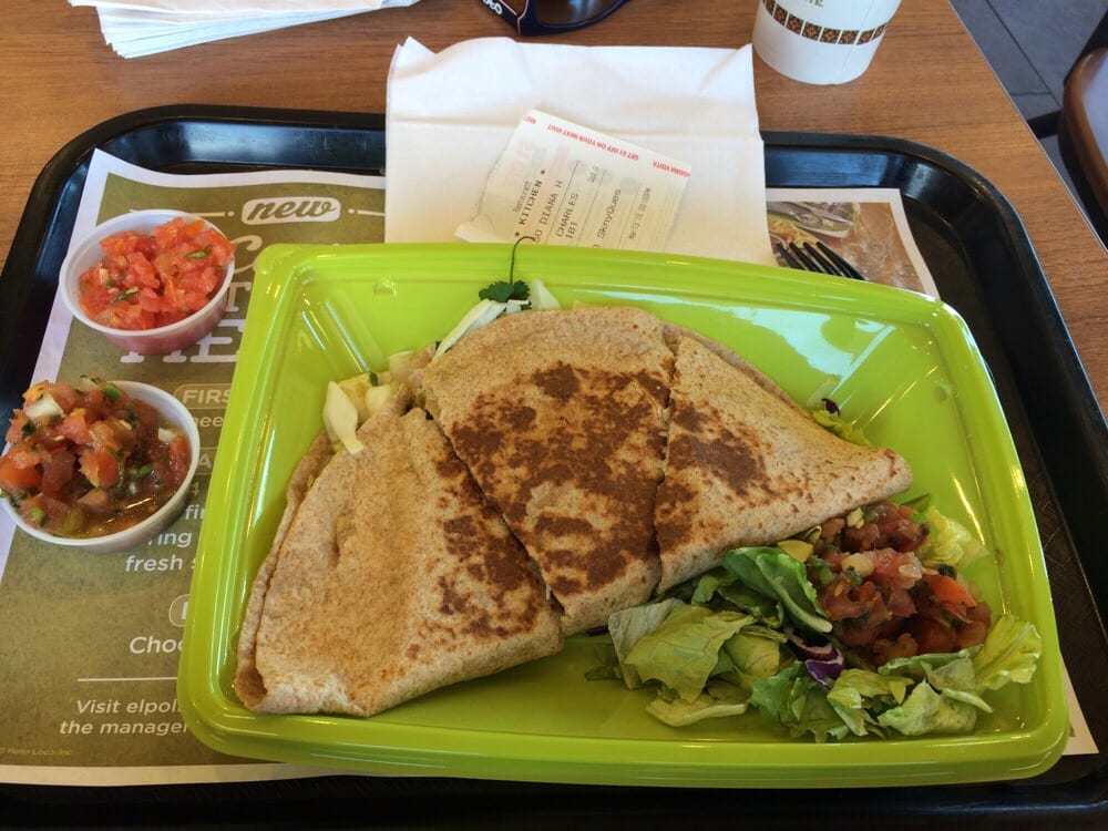 El Pollo Loco Skinny Chicken Quesadilla