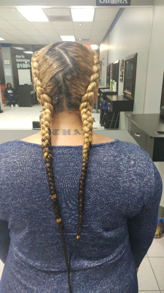 2 Feed In Goddess Braids Yelp