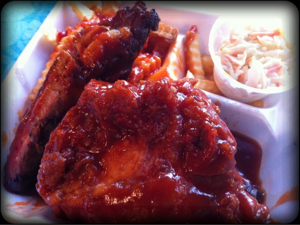 Chicken and Ribs dinner. Yelp
