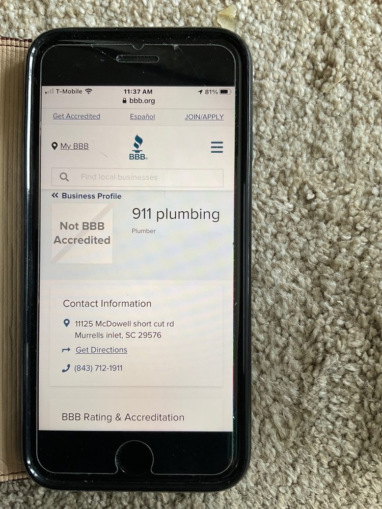image of business 9-1-1 Plumbing
