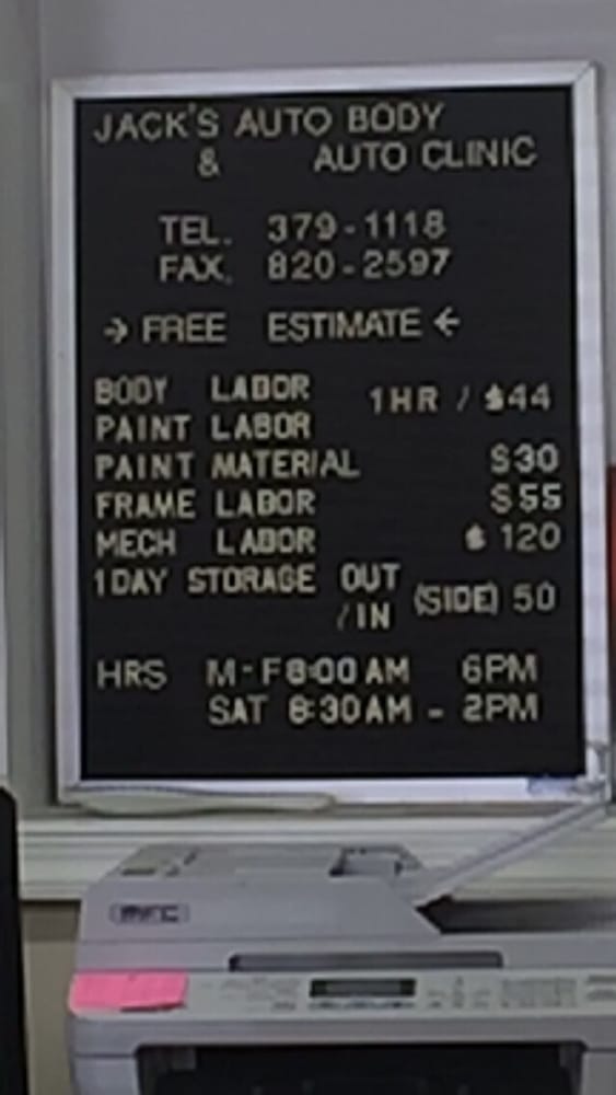 Jack's Auto Body