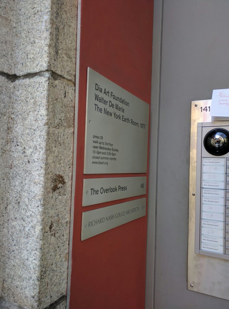 The New York Earth Room 50 Reviews Museums 141 Wooster St, SoHo