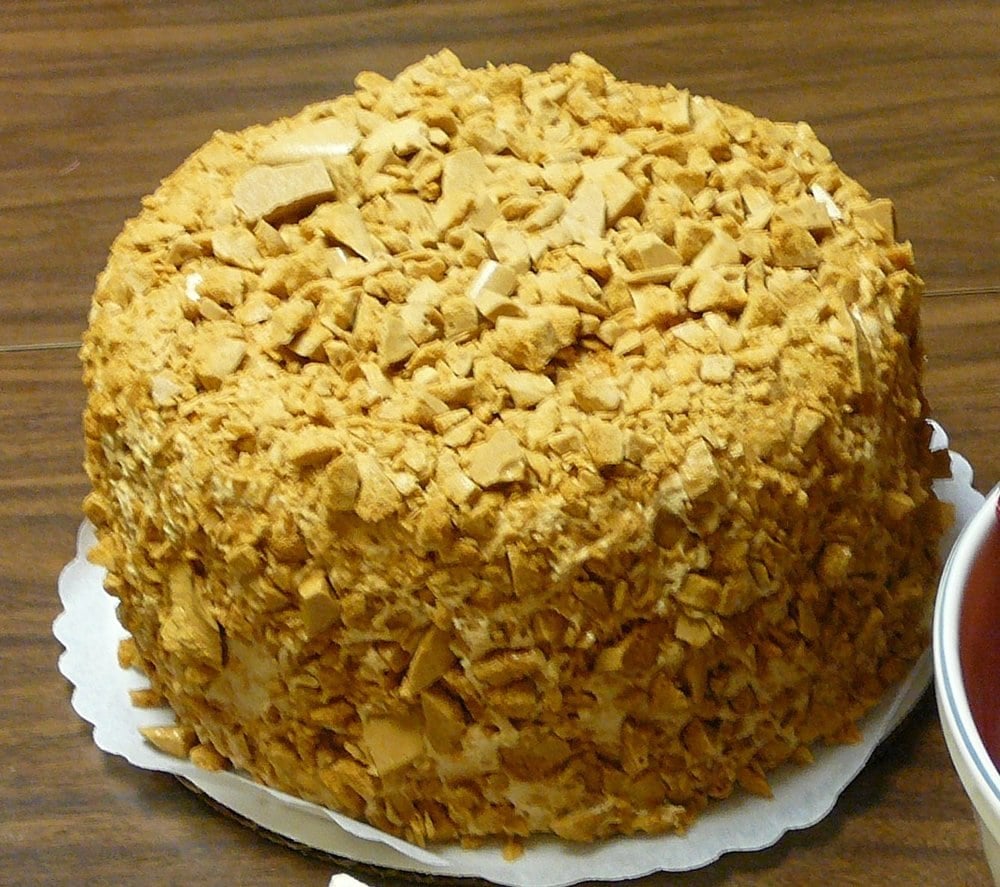 Coffee Crunch cake Yelp