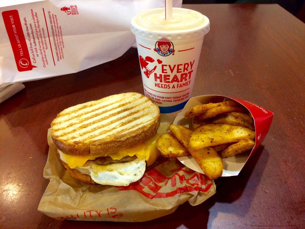 wendys breakfast