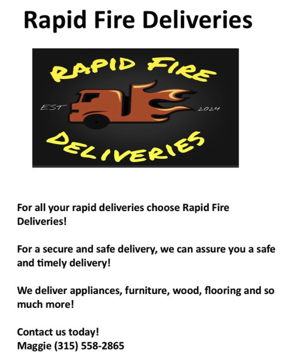 Rapid Fire Deliveries