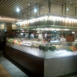 Drinks counter- you can get fruit juices here