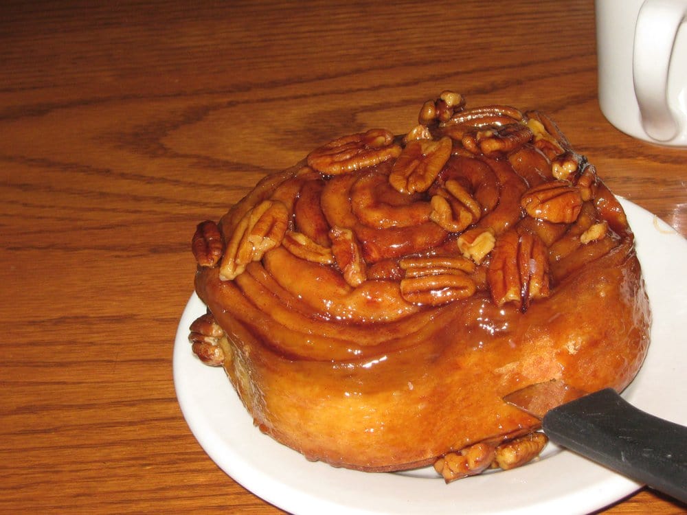 Sticky Bun Yelp Photo Of Corner Cafe Riverside Mo United States Sticky Bun