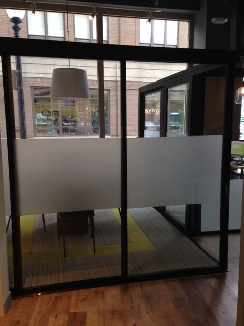 Open Air Combo Gl With Black Frame Conference Room Yelp Photo Of The Sliding Door Company Boston Ma United States Open