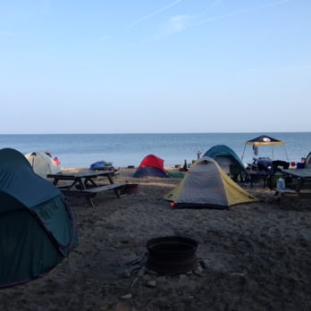 Sara S Campground 35 Photos Campgrounds 50 Peninsula Dr Erie Photo Of Sara S Campground Erie Pa United States View From The Parking