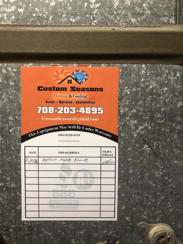 image of business Custom Seasons Heating & Cooling
