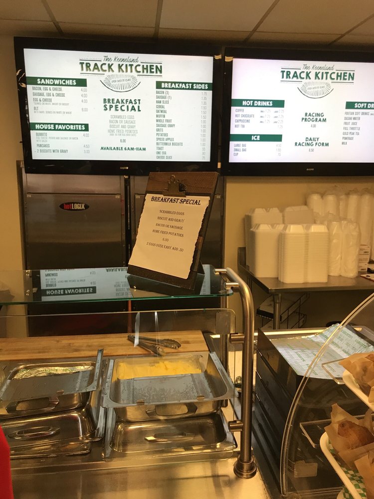 Online Menu Of Keeneland Track Kitchen Restaurant Lexington