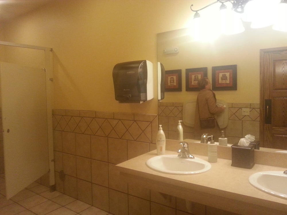 nice clean ladies with hand lotion and tissues yelp