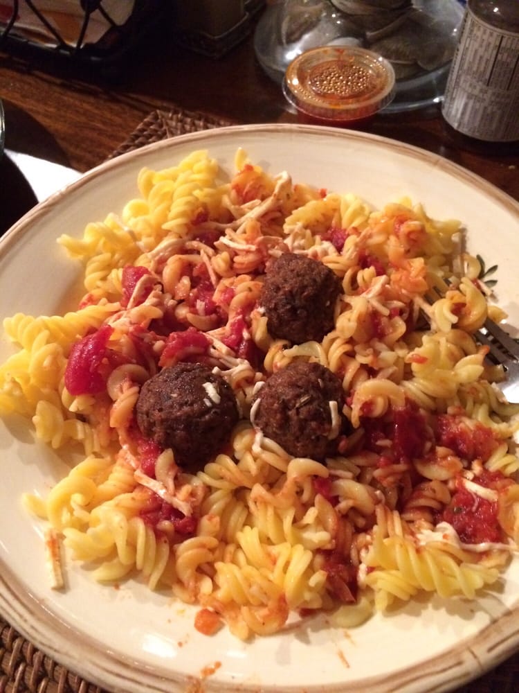 Gluten Free Rotini Ruth Marinara With I Added Vegan Cheese And