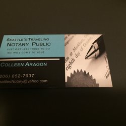 photo of seattles traveling notary public bellevue wa united states tel 206 - Notary Public Business Cards photo of seattles traveling notary public bellevue wa united states tel 206 - Notary Public Business Cards