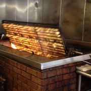 Ferry St. Barbecue - Newark, NJ, United States. Rotisserie chicken. Flame broiled.