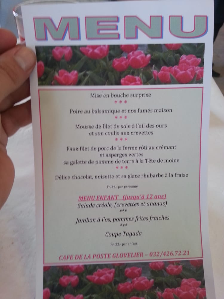 Restaurant de la Poste - Glovelier