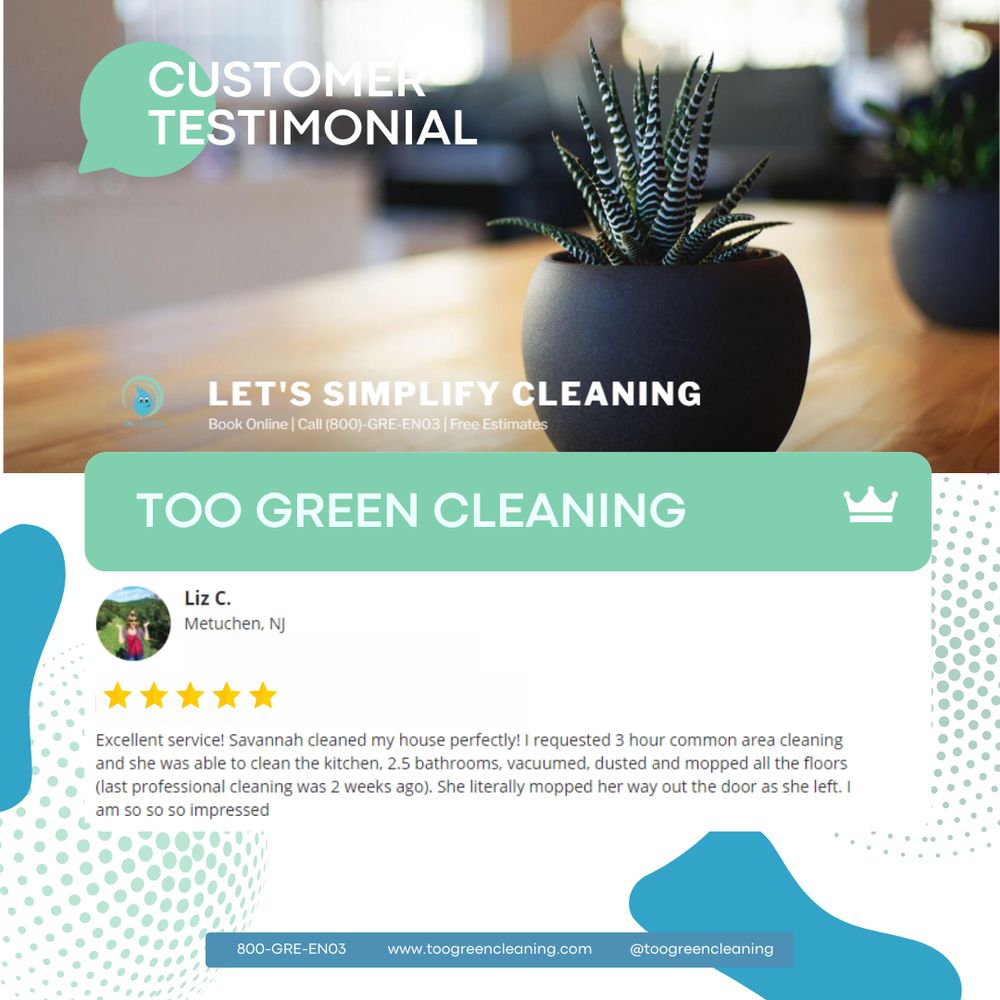 Too Green Cleaning