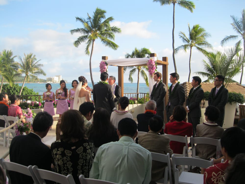 Hau Terrace Wedding At Halekulani Yelp Photo Of Halekulani Honolulu Hi United States Hau Terrace Wedding At