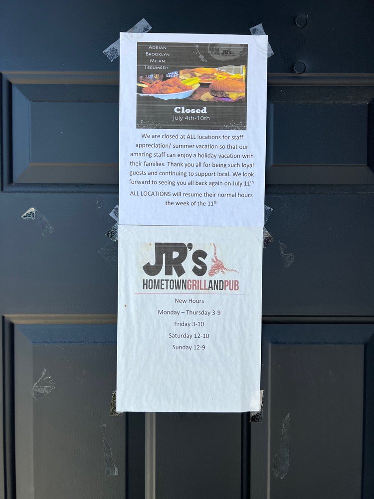 JR's Hometown Grill & Pub JR's Hometown Grill & Pub