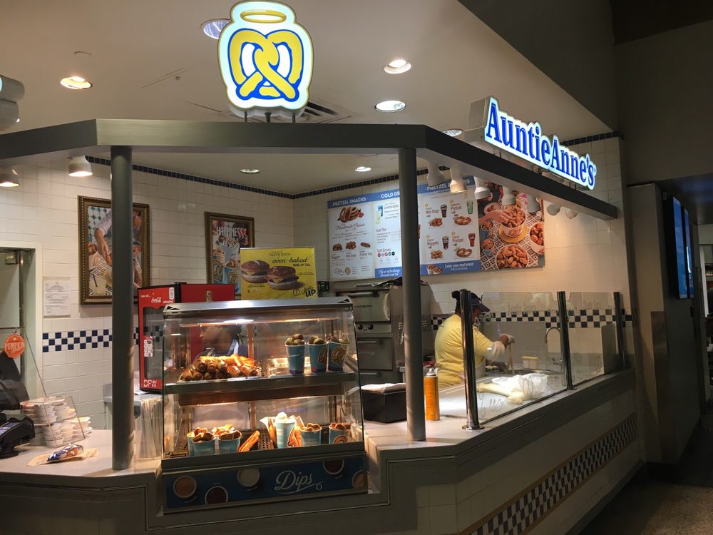 Auntie Anne’s Soft Pretzels DFW Airport Pretzels Terminal C Gate 22