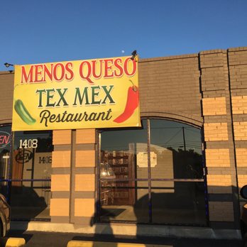 Menos Queso Tex Mex Restaurant 1408 E Tyler St Athens Photo Of Menos Queso Tex Mex Restaurant Athens Tx United States Front