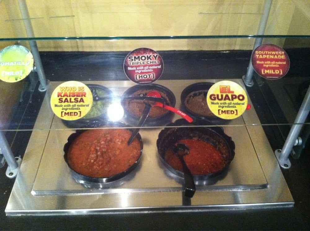 Salsa bar!! Yelp