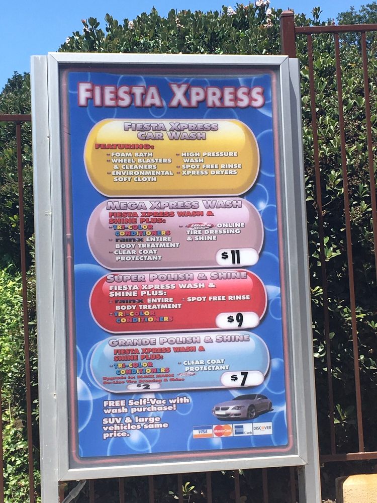 Fiesta Xpress Car Wash 20 Reviews Car Wash 350 E H St, Chula
