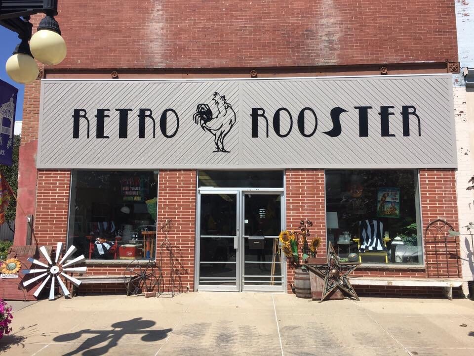 Retro Rooster Image