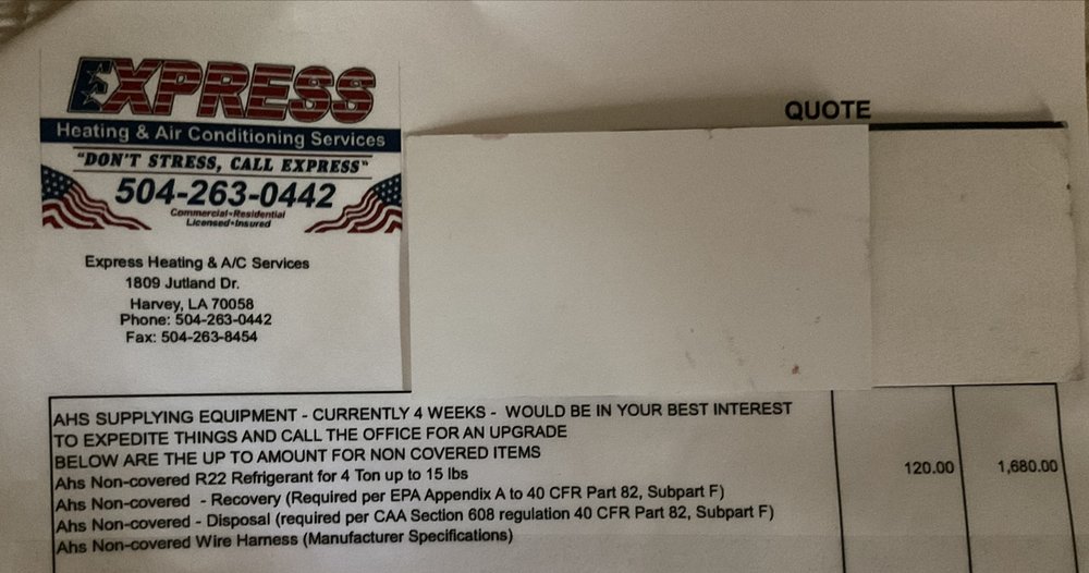 image of business Express Heating & Air Conditioning