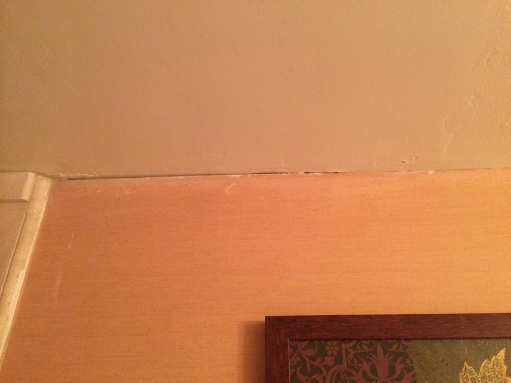 Ceiling Separating From The Wall Yelp Photo Of Grand Plaza Hotel Toledo Oh United States Ceiling Separating From