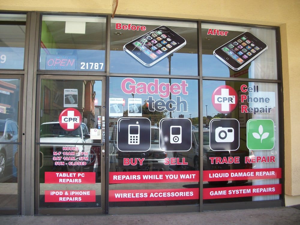 cell phone store signs