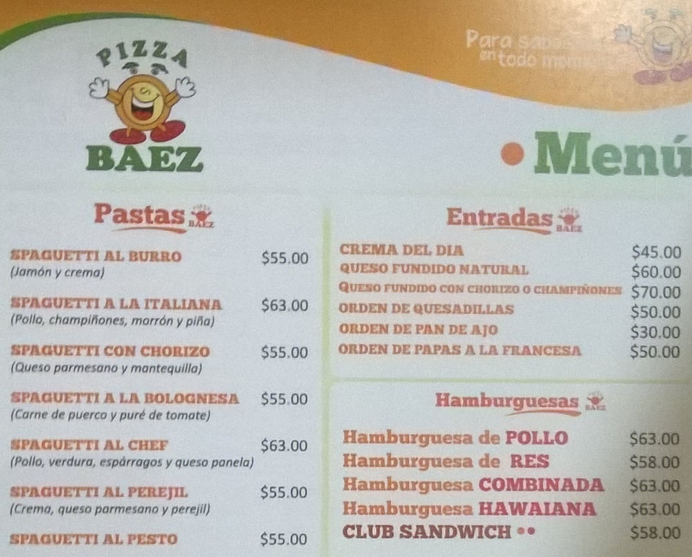 Pizza Baez Pizza Cantaritos 30, Guanajuato, Mexico Restaurant