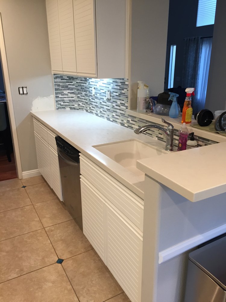 Carrera Looking Quartz New 059 By Az Tile Yelp Photo Of Bella Kitchen Bath Flooring Mission Viejo Ca United States Carrera