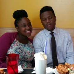 PYT - Philadelphia, PA, United States. Me, my cousin, and his Bananas John Foster milkshake