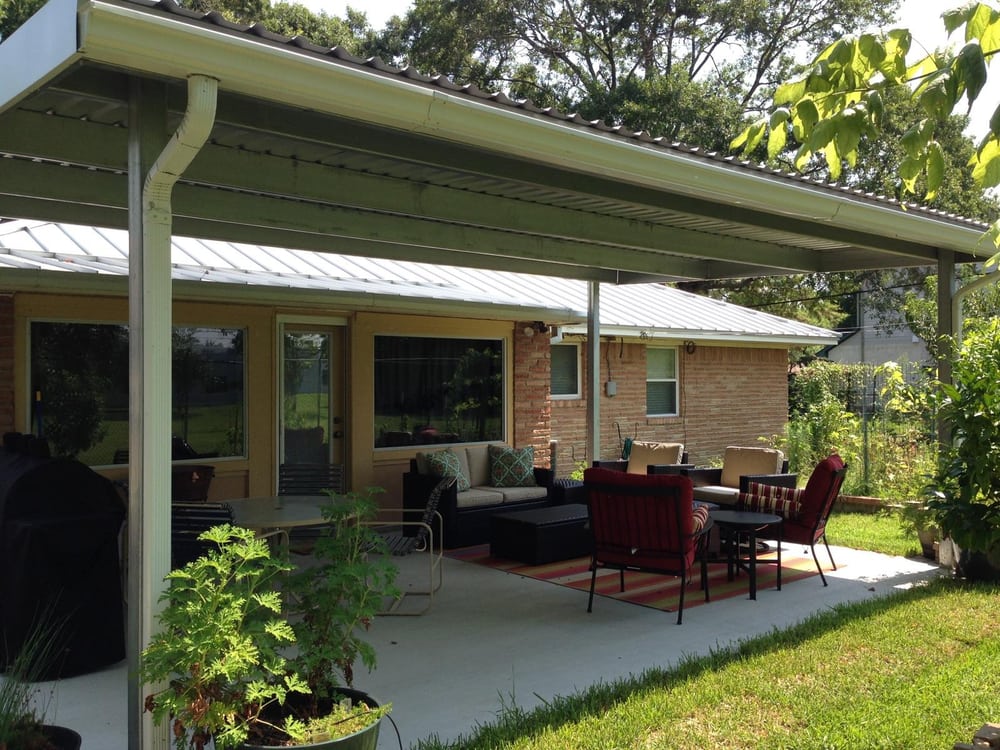 Galvanized Steel Patio Cover Yelp Photo Of Kool Covers Houston Tx United States Galvanized Steel Patio Cover
