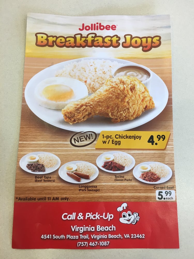 Online Menu Of Jollibee Restaurant Virginia Beach Online Menu Of Jollibee Restaurant