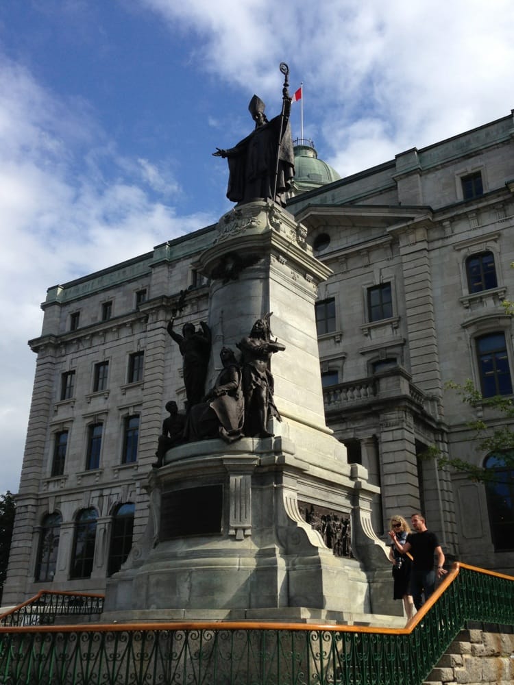 Sculpture François de Laval Landmarks & Historical Buildings Côte
