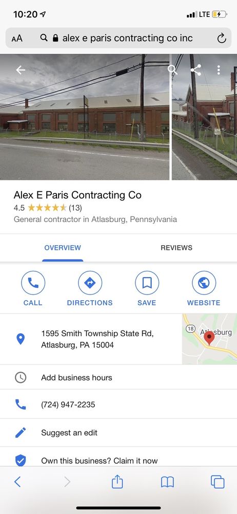 image of business Alex E Paris Contracting